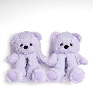 Cozyfoams Women's Overstuffed Bear Closed Back Slipper